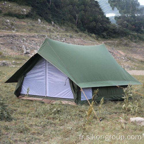 Camp Indian tente extérieure double camping hut tente épaississer la tente de camping en coton